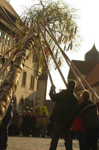 Maibaumaufstellen Gerolzhofen 025