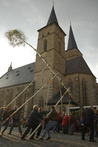 Maibaumaufstellen Gerolzhofen 046